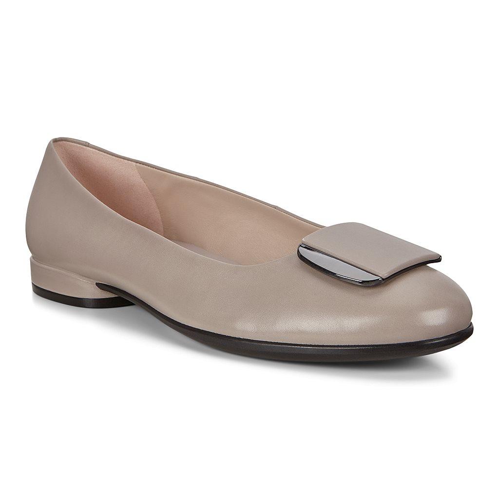 Ecco Anine Womens Ballet Flats Beige Sale - India DJM-639742